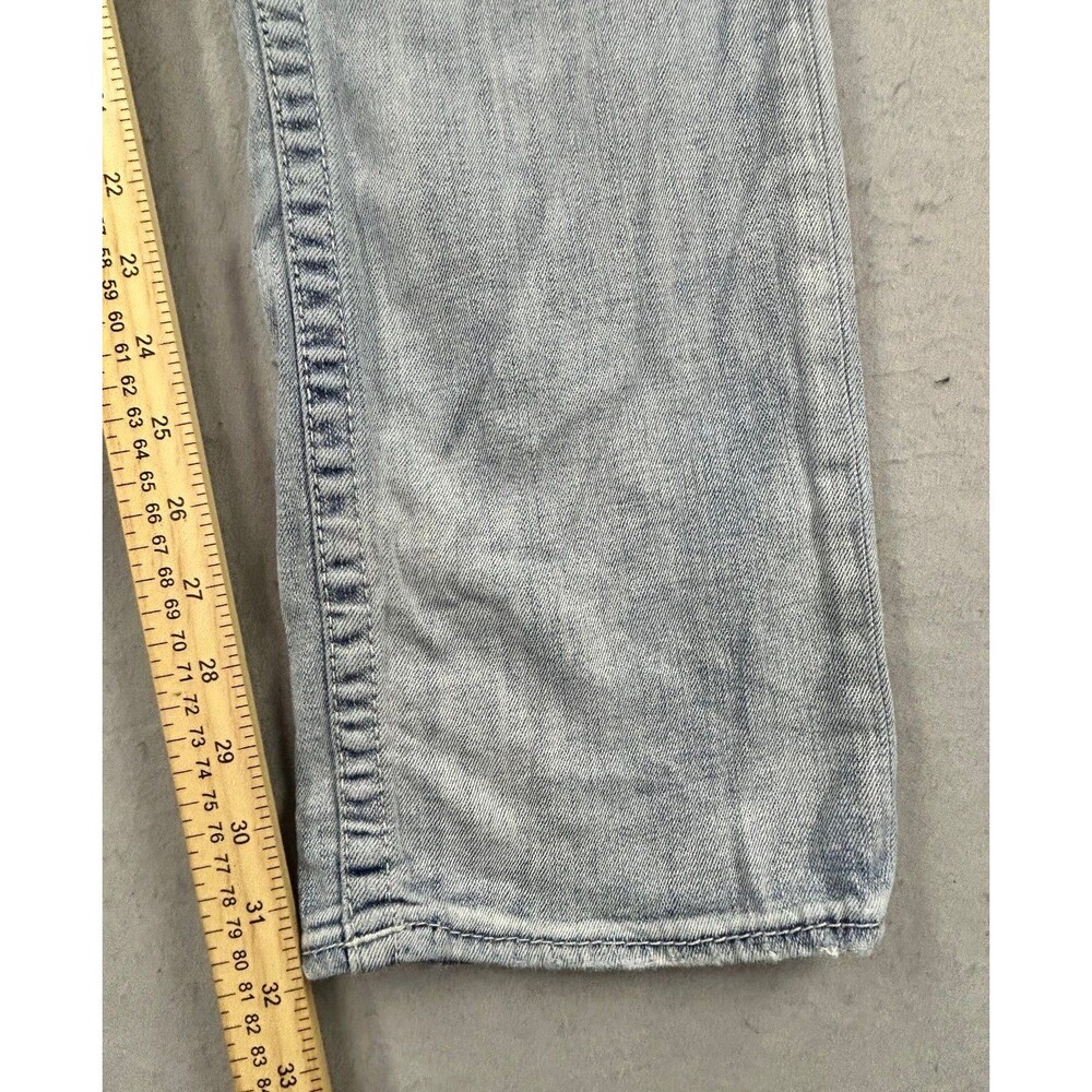 BKE Mens Jake Straight Leg Jeans 32L Light Blue wash - Picture 11 of 11